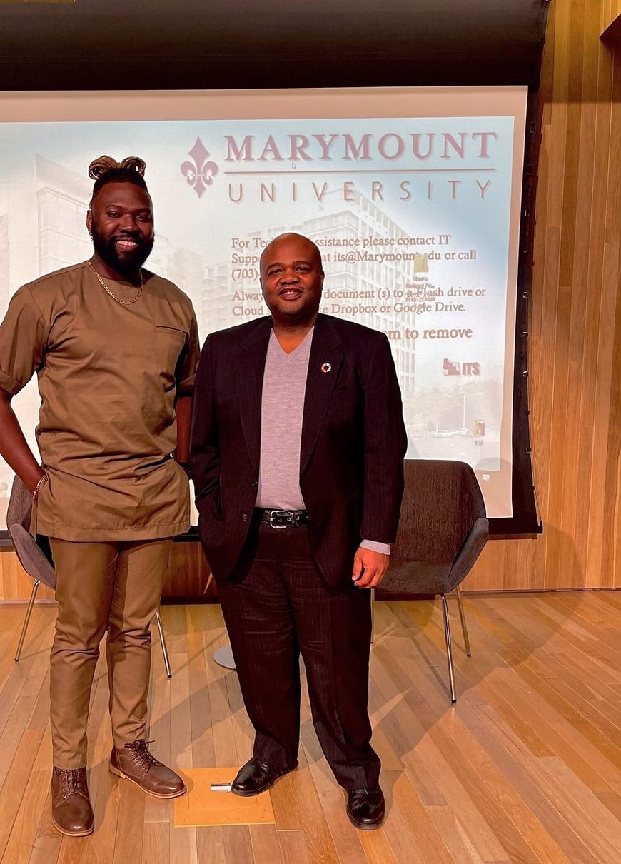 Lawrence Totimeh Jr. at a speaking engagement